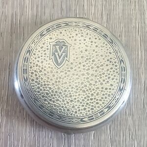 Vintage Mavis Vivaudou VV Silver Compact
